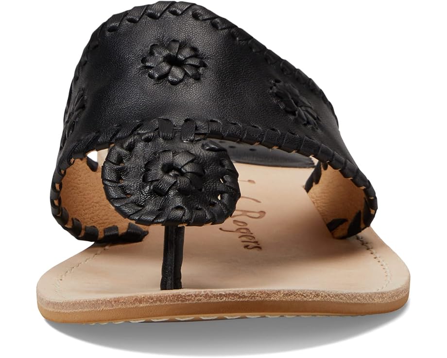 Сандалии Jack Rogers Jacks Flat Wide с кожаным верхом и низким каблуком