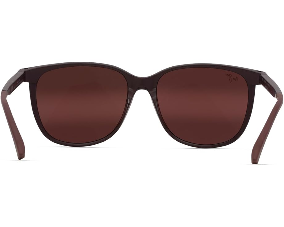 Очки Maui Jim Ilikea AF в бордовой оправе с технологией PolarizedPlus2