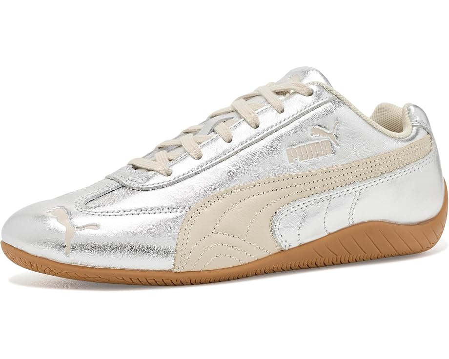 Кроссовки Puma Speedcat Silver с металлическим верхом