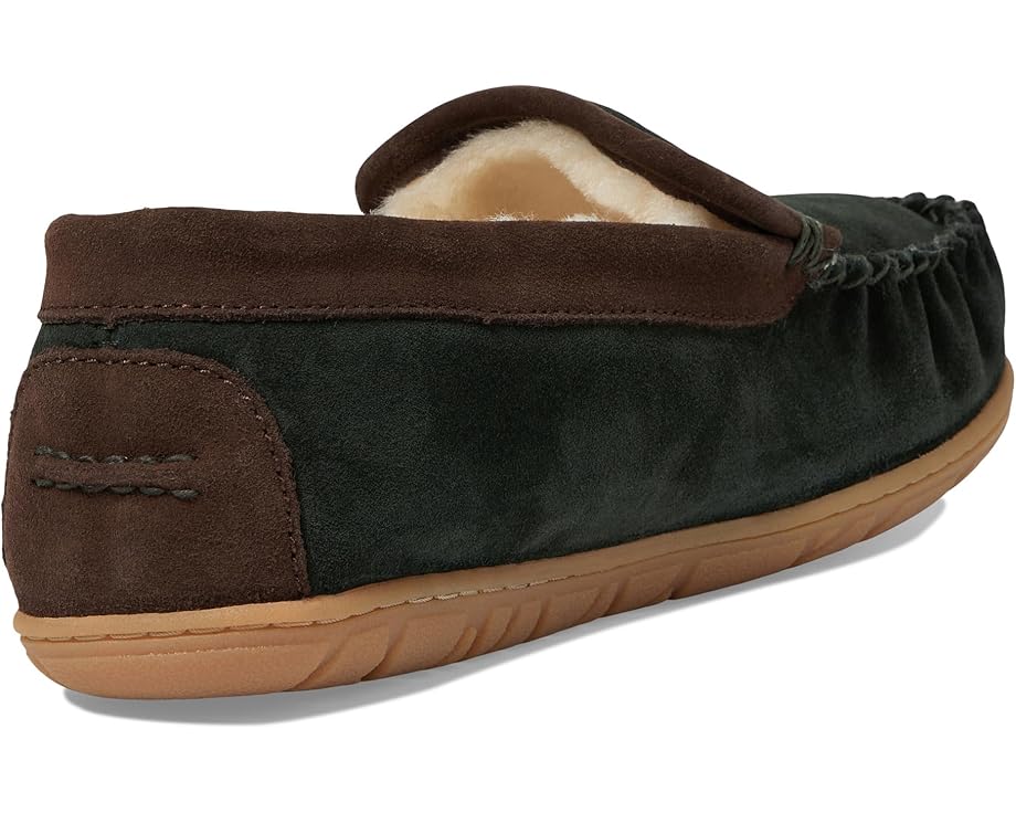 Домашние тапочки L.L.Bean Wicked Good Venetian из замши с меховой подкладкой
