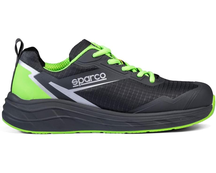 Кроссовки Sparco Lucas с композитным носком зеленого цвета