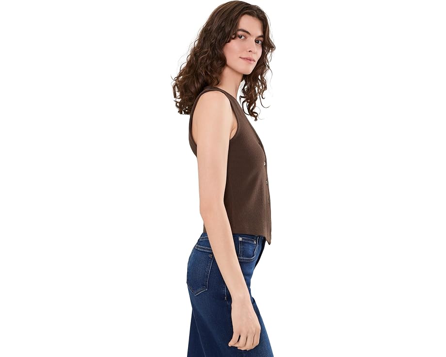 Madewell Knit Vest трикотажный жилет на пуговицах из хлопка