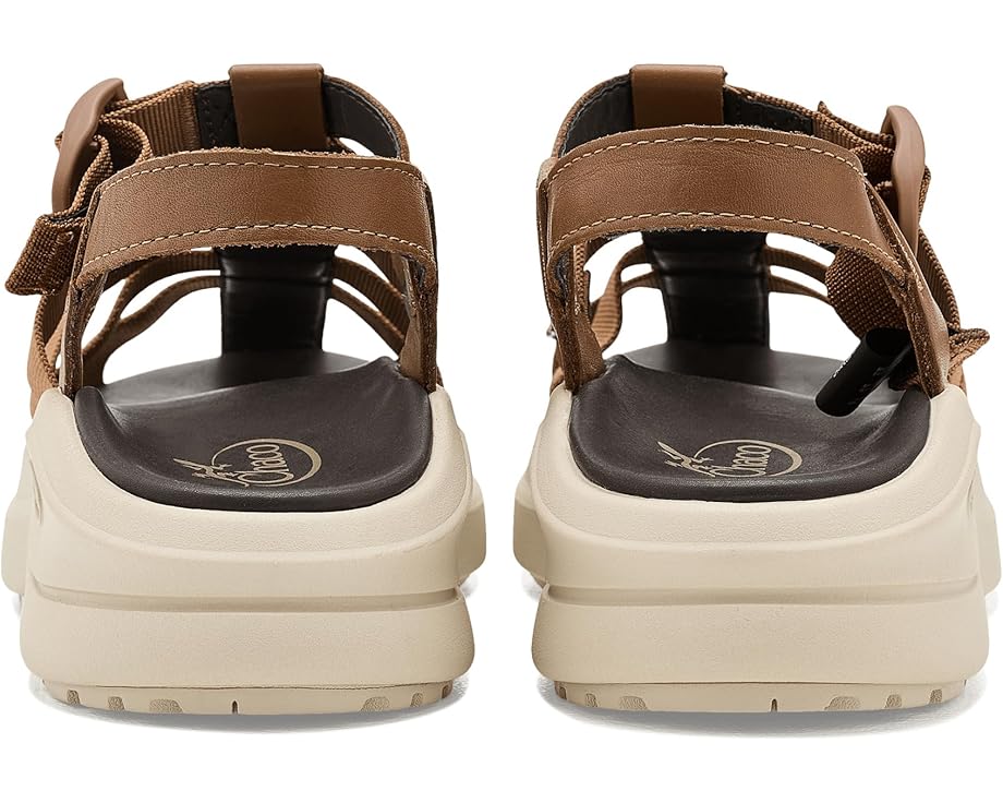 Сандалии Chaco Cushform Fisherman на платформе с кожаным верхом