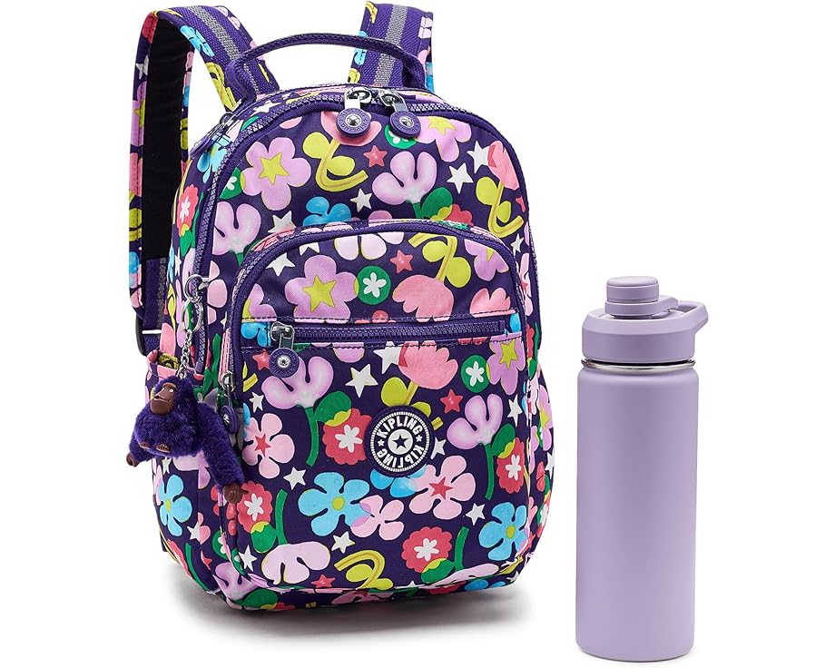 Kipling рюкзак Seoul Small с принтом Fairy Flower