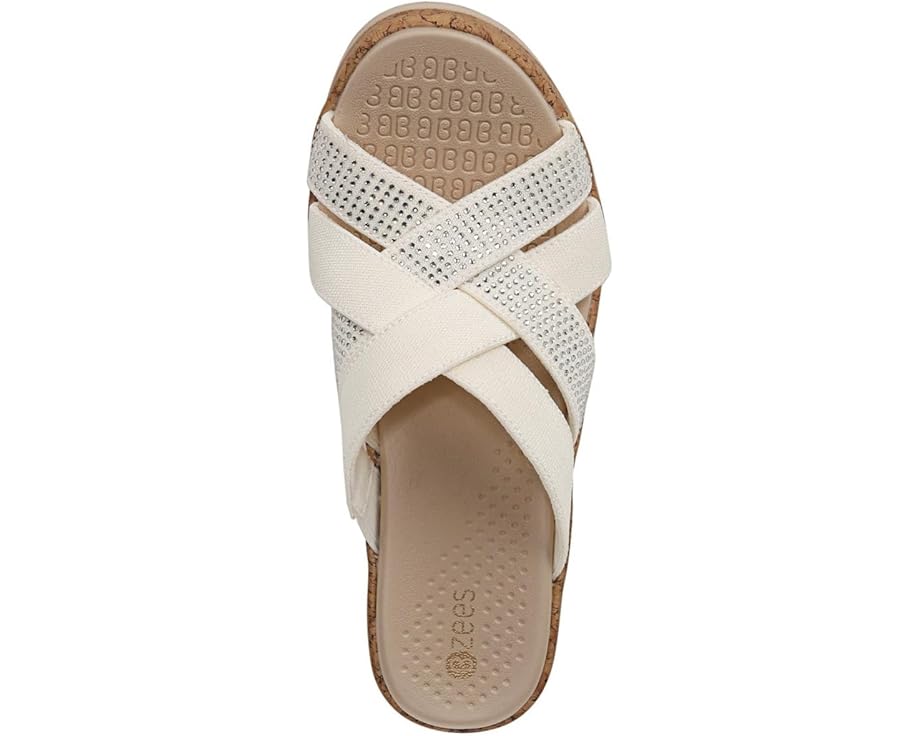 Bzees Сандалии Reign Wedge с пробковым клином и поддержкой свода стопы