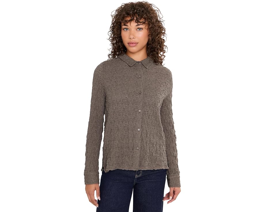 Рубашка Eileen Fisher с жаккардовым узором