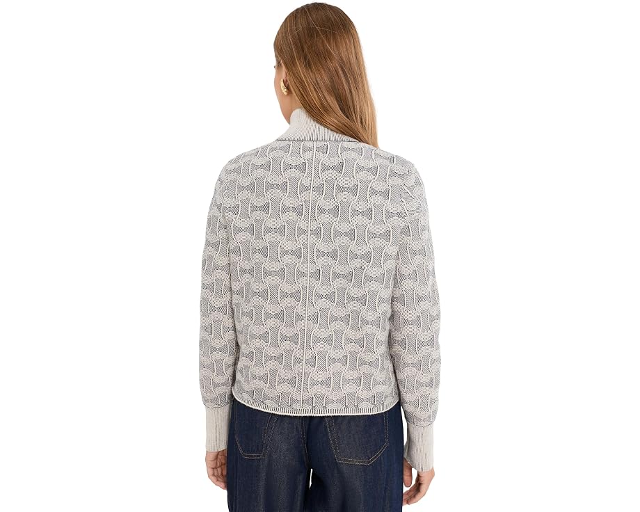 Жакет NIC+ZOE Petite Dapper Swirl Knit с узором
