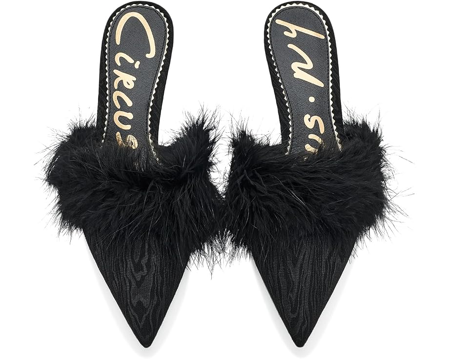 Мюли Gemma Fluff от Circus NY by Sam Edelman с перьями на шпильке