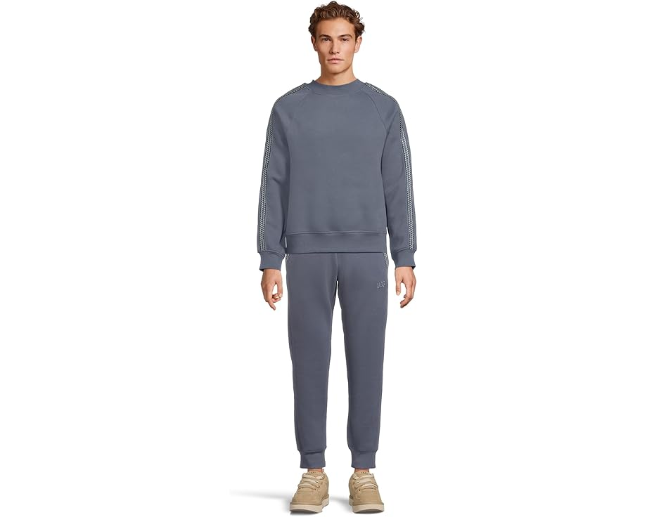 Свитшот UGG Tasman Crew Neck с тесьмой на рукавах из переработанного полиэстера