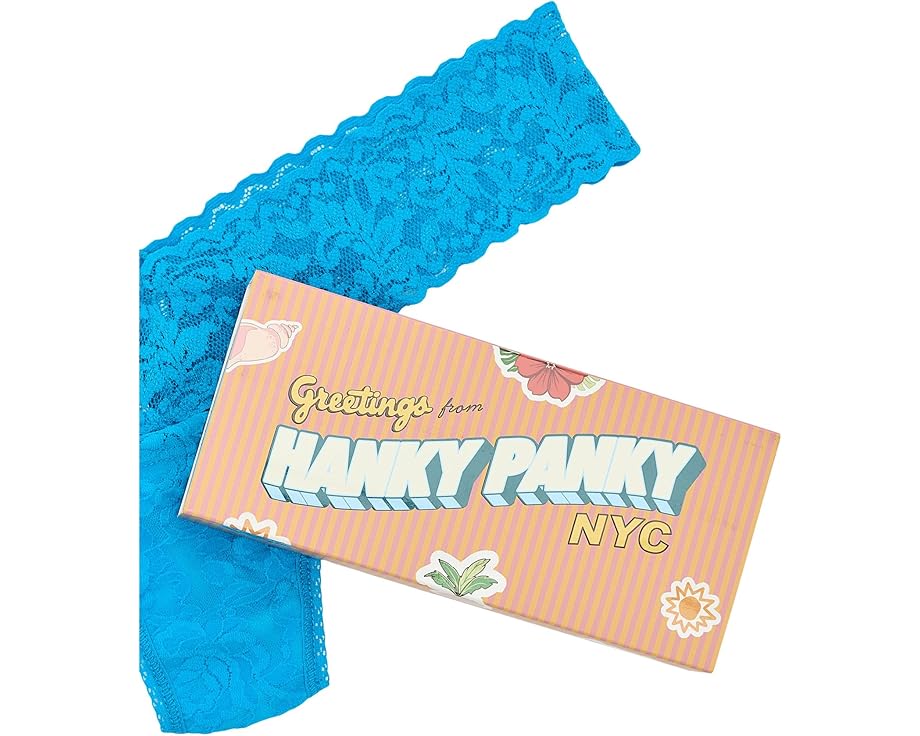 Набор из 5 трусов-танга Signature Lace Low Rise от Hanky Panky