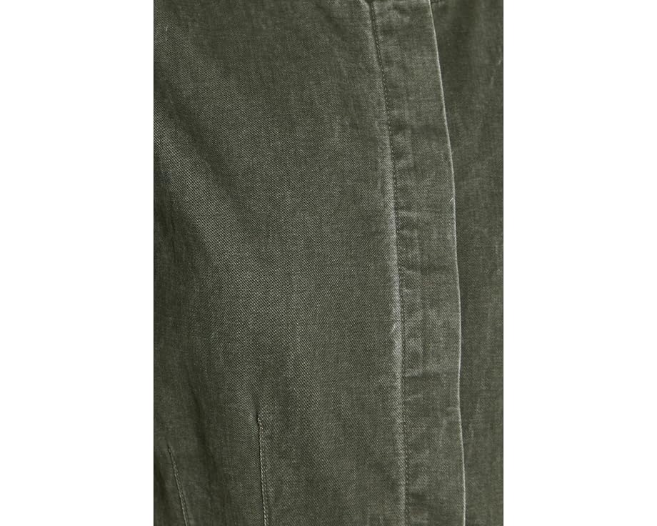 Платье Lilla P Washed Twill с длинным рукавом, деним