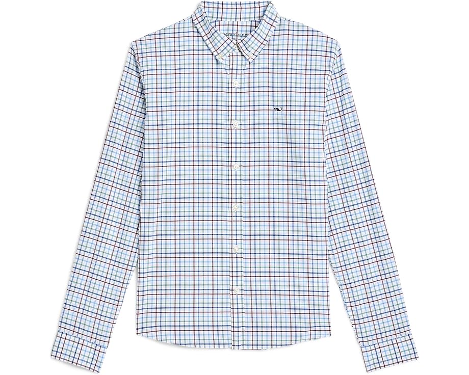 Клетчатая рубашка Tattersall Performance Cotton для детей (Vineyard Vines)