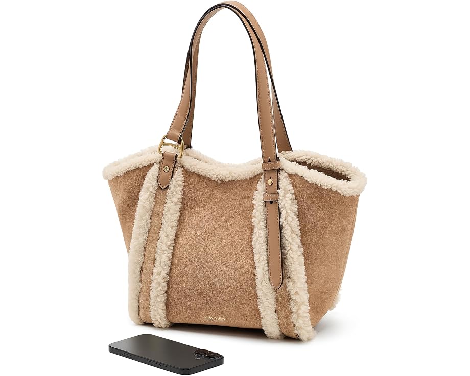 Lauren Ralph Lauren сумка-тоут Tasha Small с отделкой из овчины