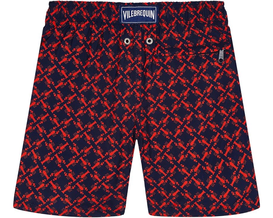 Детские плавки Vilebrequin Homard Pixel Light Fabric с рисунком омара