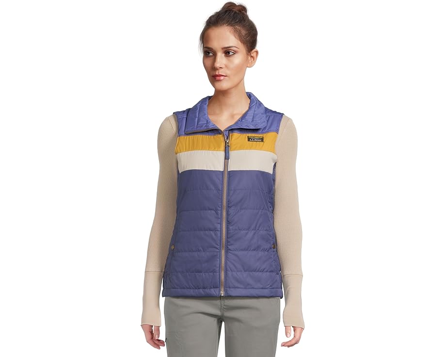 Пуховой жилет L.L.Bean Mountain Classic с цветными блоками и утеплителем ColdShield