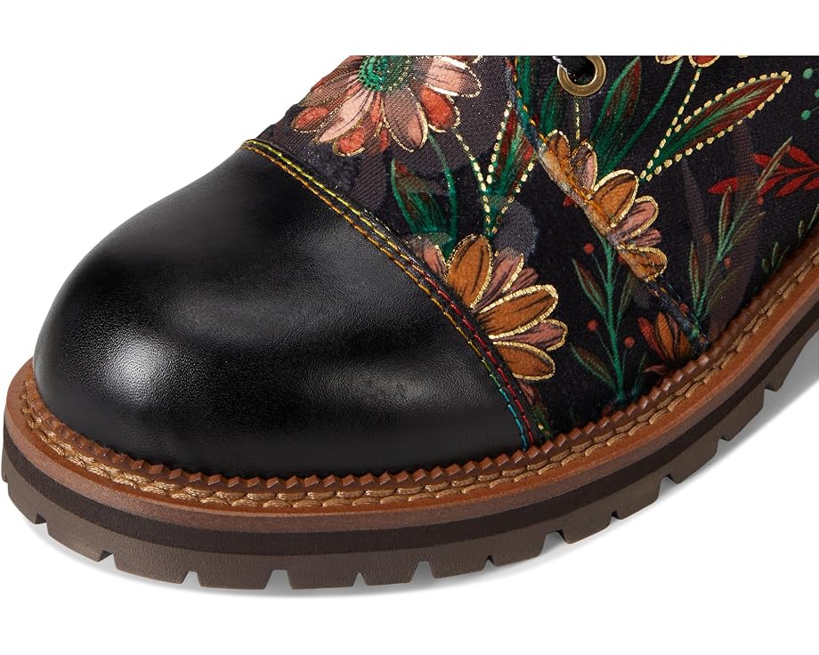 L'Artiste by Spring Step Ботинки Cordea Black Multi с вышивкой