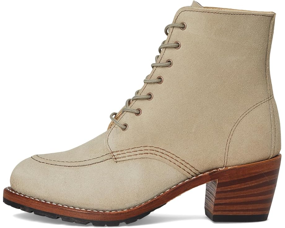 Ботинки Clara от Red Wing Heritage из замши Roughout с мокасиновым носком и подошвой Vibram