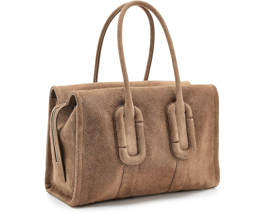 Babe City Tote In Hairy Suede