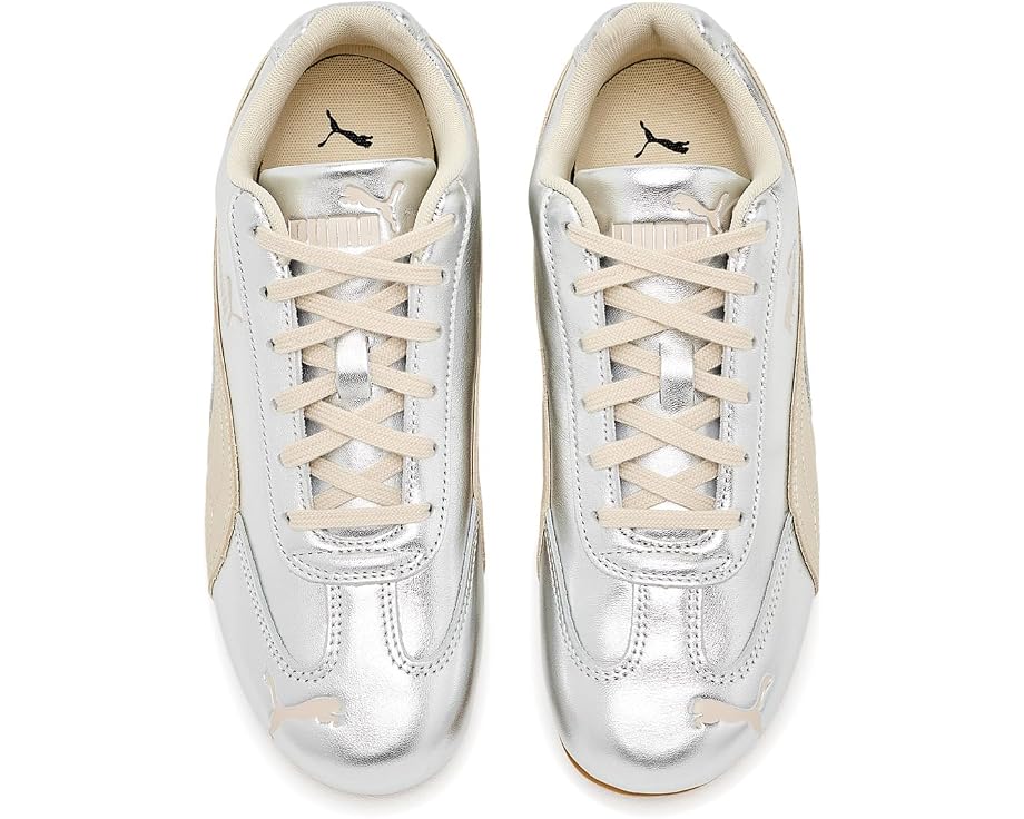 Кроссовки Puma Speedcat Silver с металлическим верхом