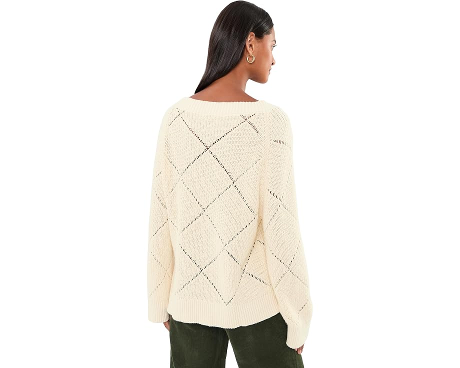 Джемпер Diamond Stitch Popover от Sanctuary свободный крой хлопок