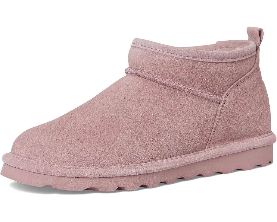 Сапоги Super Shorty Bearpaw из замши с овечьей шерстью и съемной стелькой