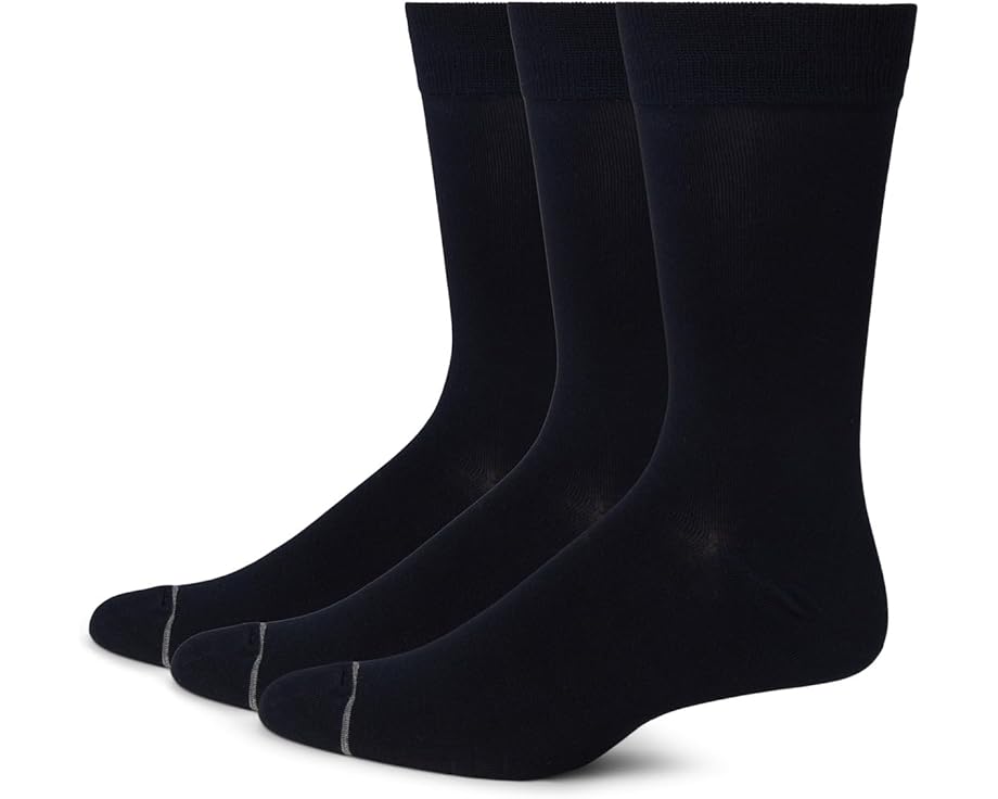 Набор из 3-х пар мужских носков Florsheim Bamboo Flat Crew из бамбука