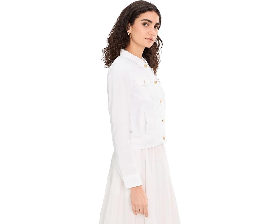 Льняная куртка Lilly Pulitzer Seaspray с длинным рукавом из 100% льна