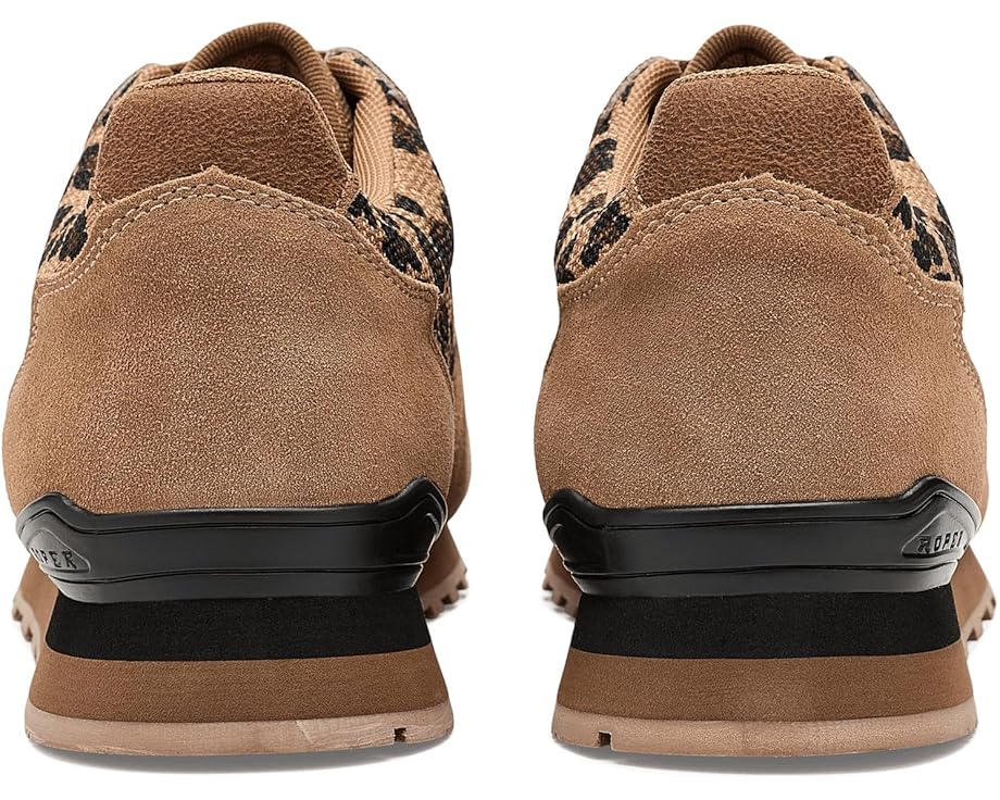 Кроссовки Roper Giddyup Leopard с леопардовым принтом из замши
