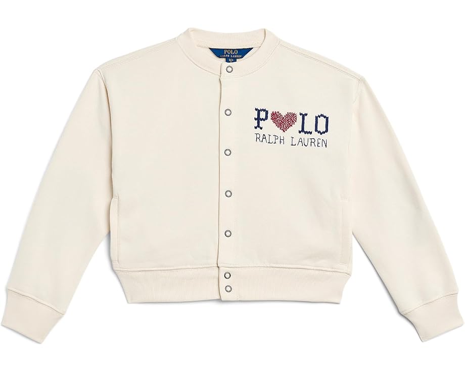 Logo Fleece Cardigan (Big Kid)