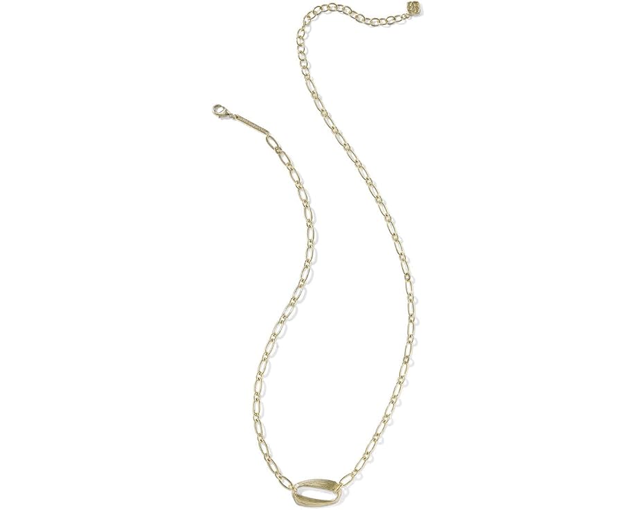 Кулон Kendra Scott Kira Short Pendant Necklace с подвеской овальной формы