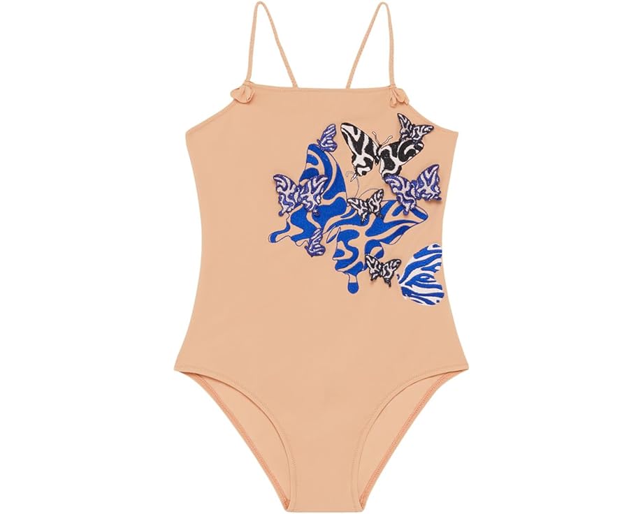 Vilebrequin Kids детский купальник Disco Butterfly Embroidered Jersey Swim с вышивкой бабочкой