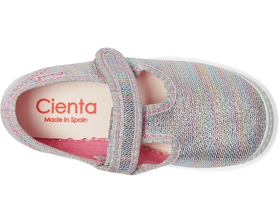 Детские туфли Cienta Kids Shoes 50083 с текстильным верхом и застежкой на липучке