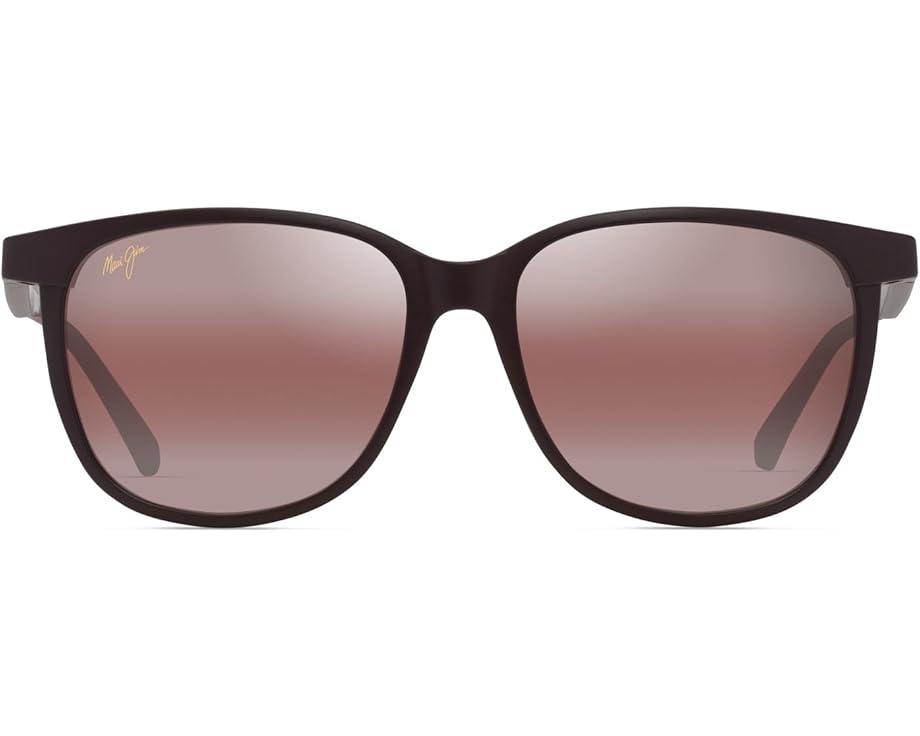 Очки Maui Jim Ilikea AF в бордовой оправе с технологией PolarizedPlus2