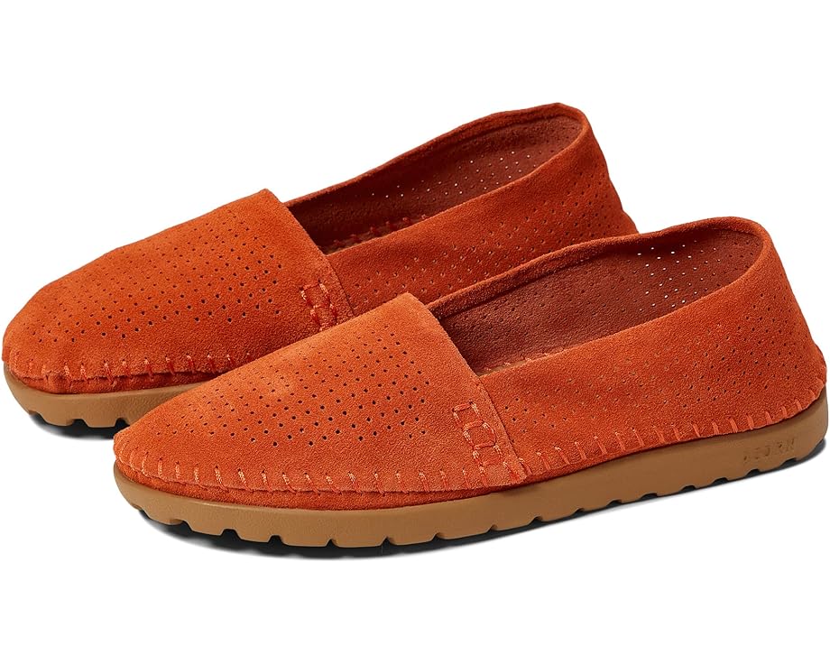 Тапочки Addison Suede Moc Acorn из замши с перфорацией