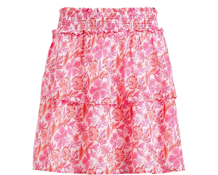 Детская юбка Vineyard Vines Gemma с ярусным дизайном и присборенной талией