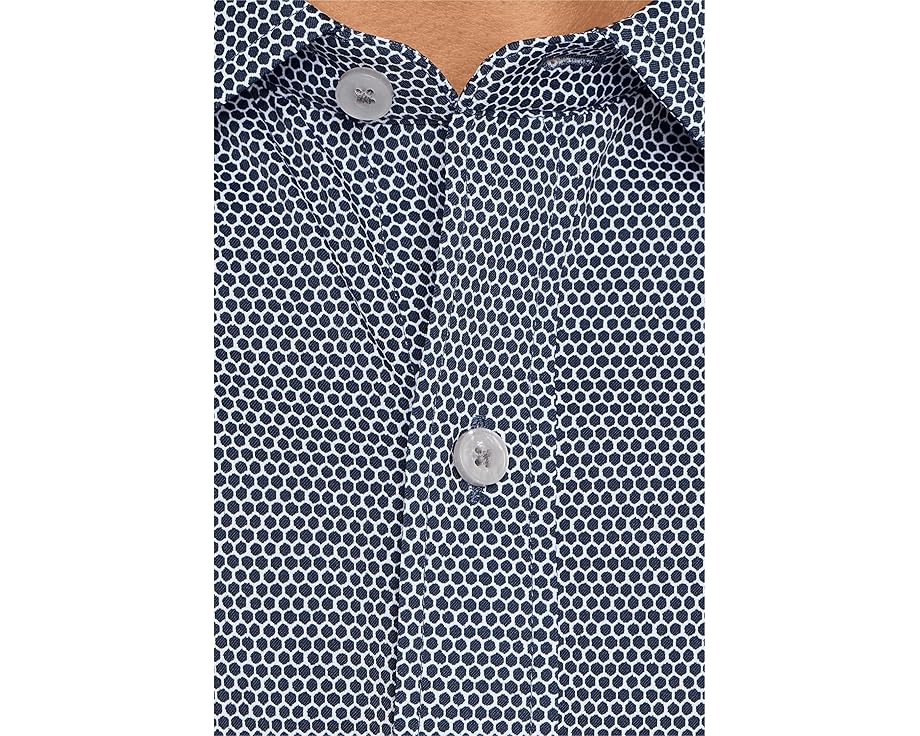 UNTUCKit рубашка Short Sleeve Lobo Performance Printed с коротким рукавом