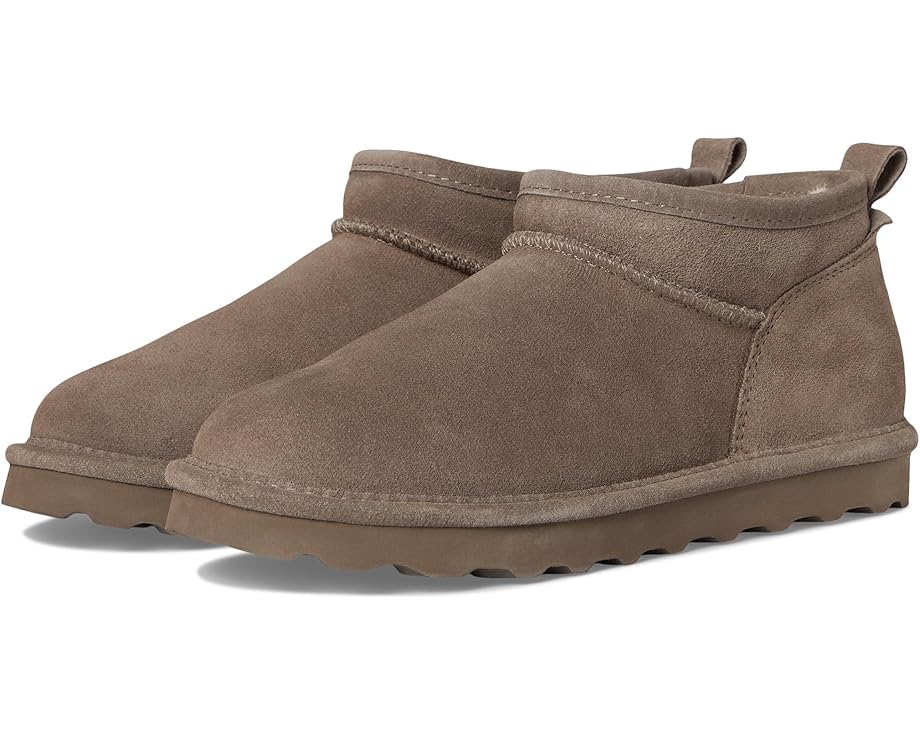 Сапоги Super Shorty Bearpaw из замши с овечьей шерстью и съемной стелькой