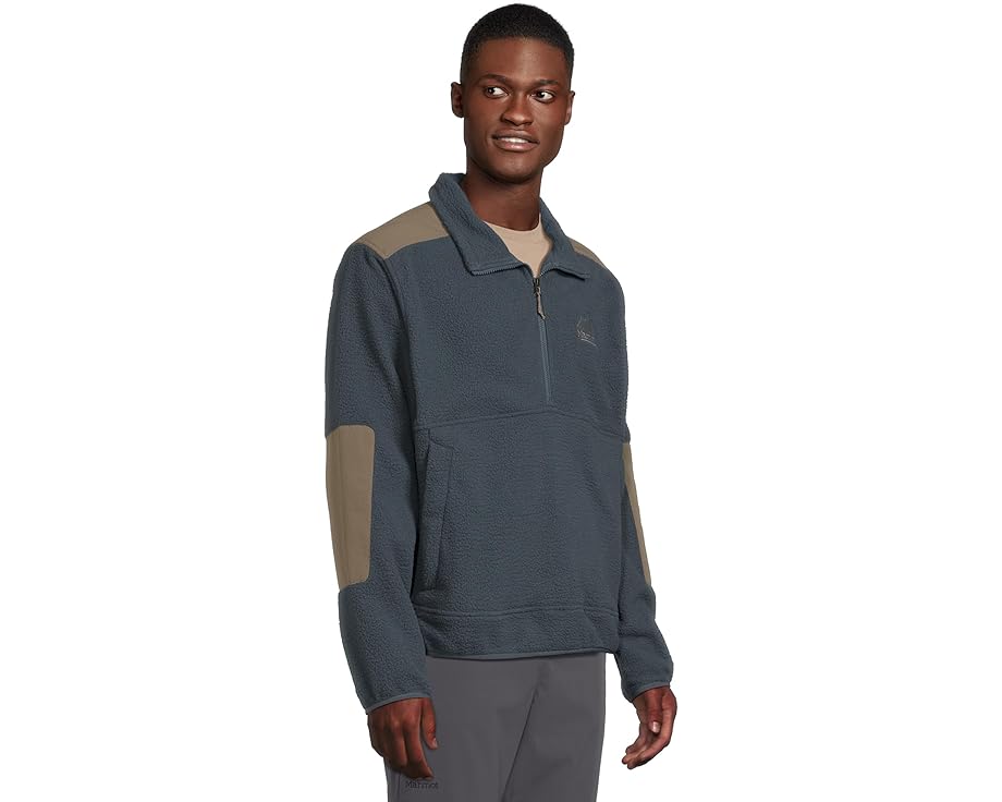 Толстовка Marmot Wanderer из высоковорсного флиса с накладками на плечах и локтях