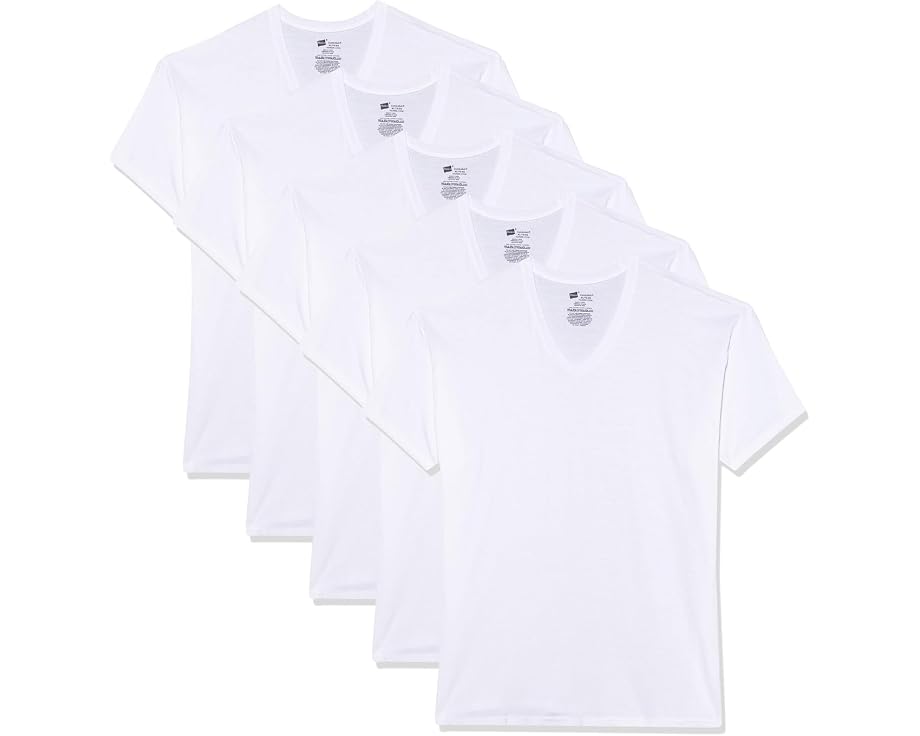 Haness Ultimate Comfortsoft футболки V-образным вырезом 6 штук
