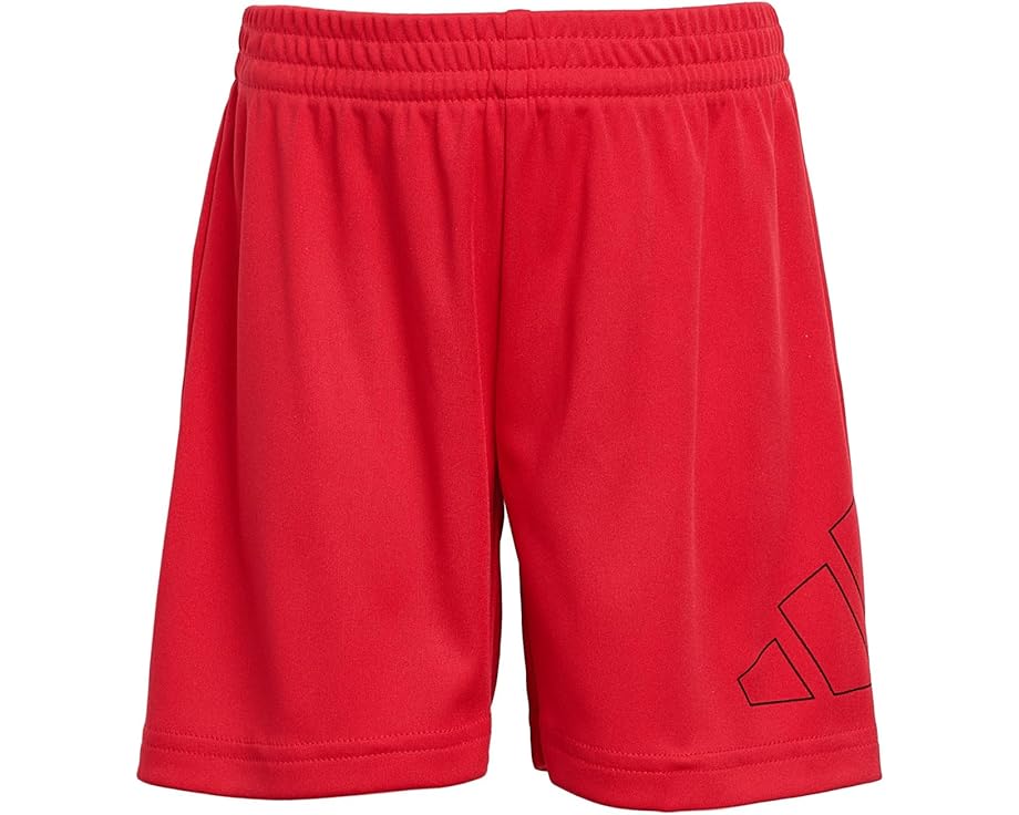 Шорты adidas Kids Essentials с большим логотипом из переработанного полиэстера