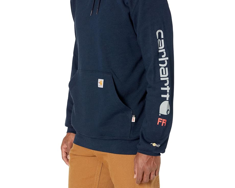Толстовка Carhartt Force с капюшоном, огнестойкая, среднего веса, с логотипом