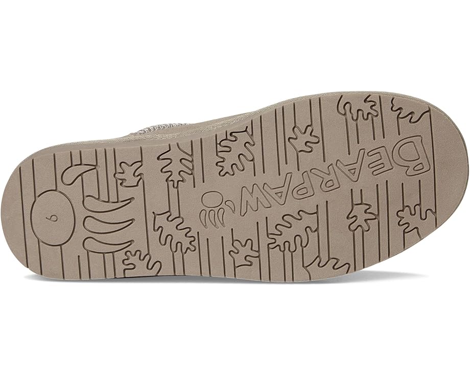 Зимние угги Bearpaw Steph из замши с подкладкой из шерсти и декоративной пряжкой