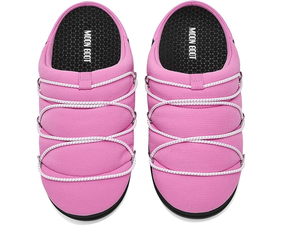 MOON BOOT Soft Slipper мягкие тапочки с гладкой кожей и удобной стелькой