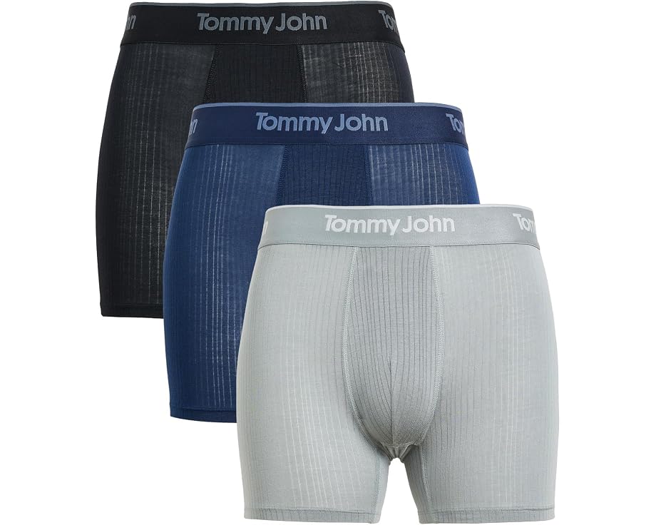 Боксеры Tommy John Luxe Rib 4 дюйма, комплект из 3 штук