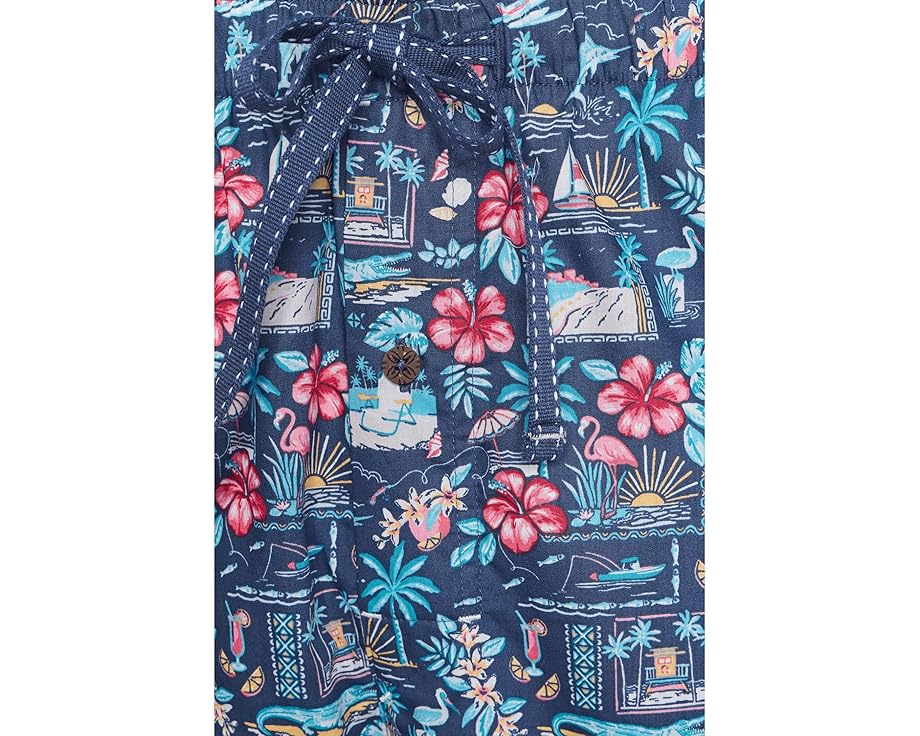 Пижамные штаны Tommy Bahama из хлопка с принтом и карманами