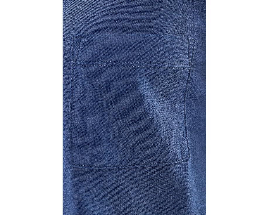 Топ Eberjey Aloe Cotton Tank из хлопка с алоэ синего цвета