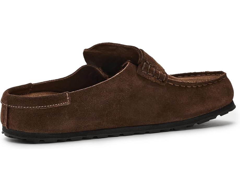 Клоги Birkenstock Naples из замши с пробковой стелькой