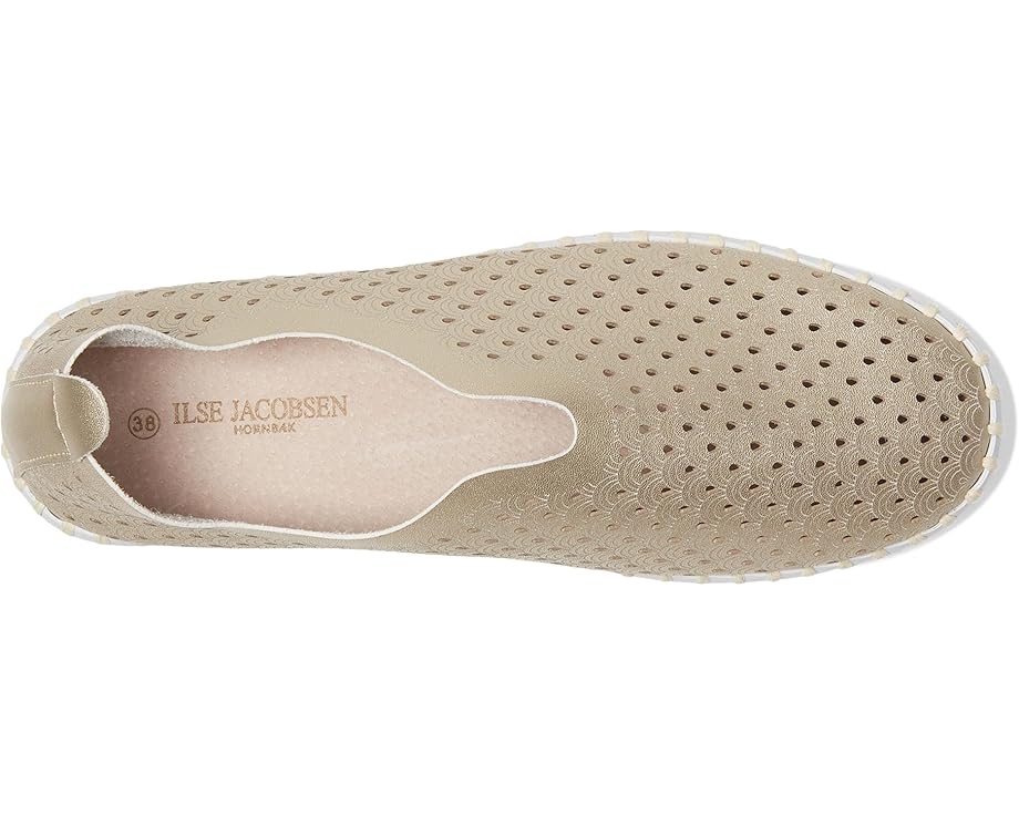 Балетки Ilse Jacobsen Tulip PU0010 с перфорацией и фигурным краем