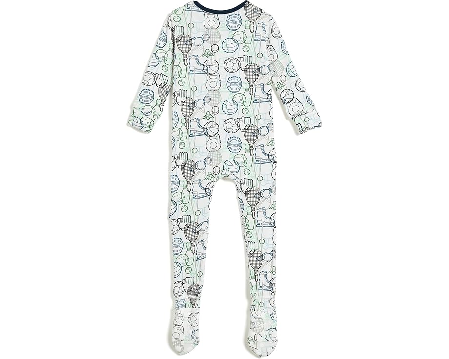 Слип с принтом и двухсторонней молнией для младенцев Kickee Pants