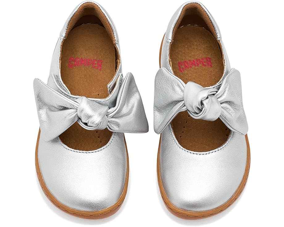 Сандалии Camper Kids Peu Cami с бантом серые для малышей